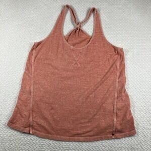 Wrap London Womens Halter Tank Top Pink Hemp Organic Cotton Minimalist Med (10)